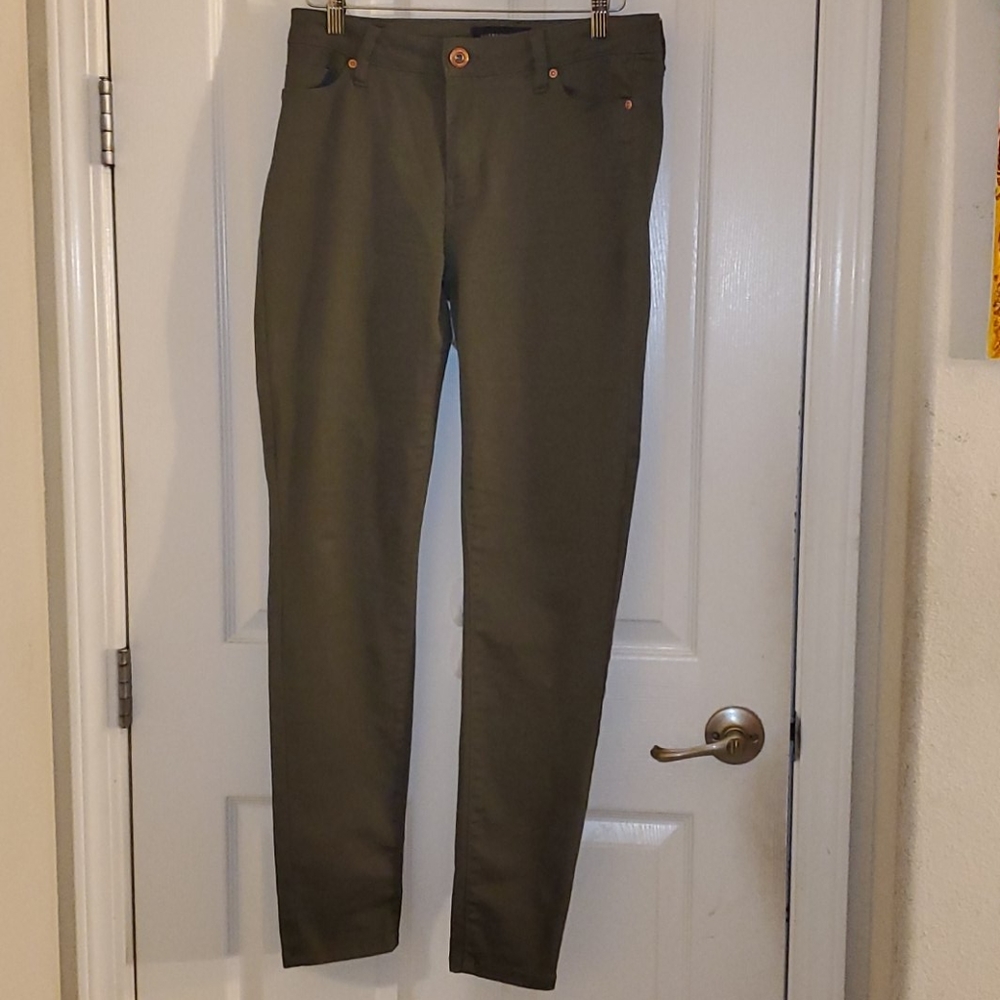 Army Green Skinny Jeans